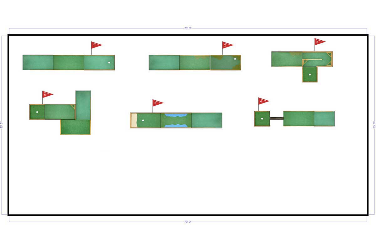 Mini golf rentals trade shows image